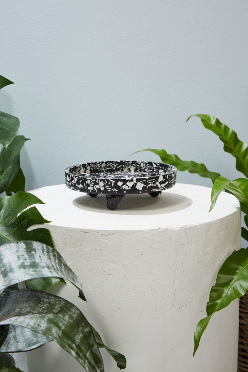 Design Shop Black Kendrick Plant Stand, 9.25" X 3".