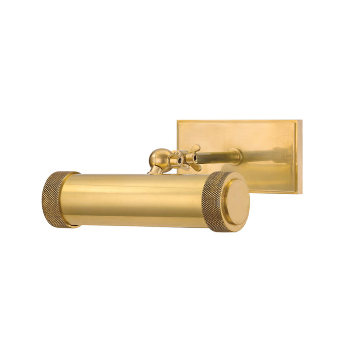 Hudson Valley One Light Picture Light from the Ridgewood collection in Aged Brass finish