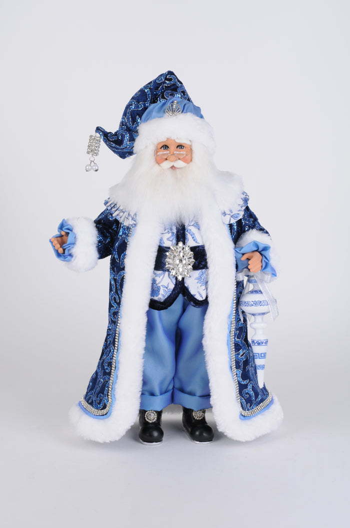 Karen Didion Jeweled Chinoiserie Santa