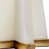 Chelsea House Alabaster Pyramid Lamp