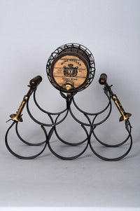 Karen Didion 5 Bottle Wine Holder Rack