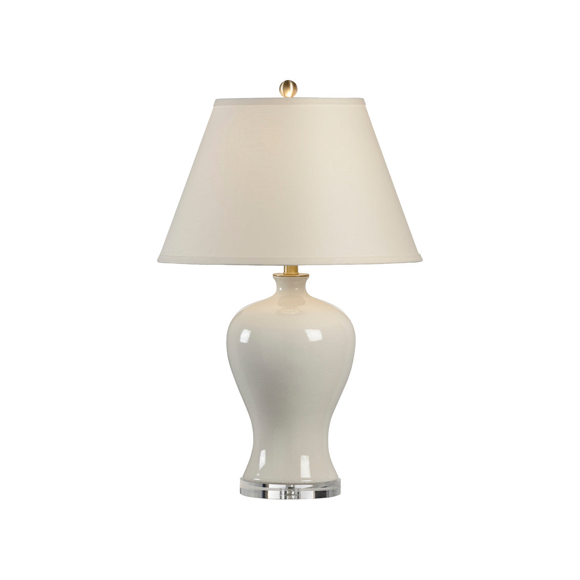 Chelsea House Columbus Vase Lamp - Cream