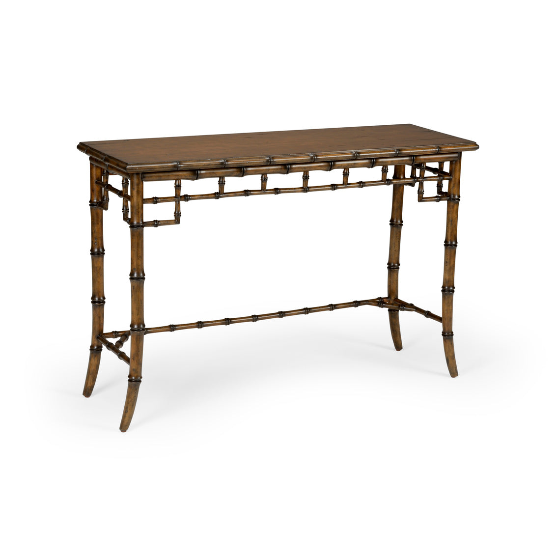 Chelsea House Bamboo Console - Walnut