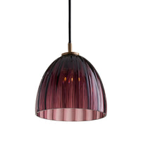Wildwood Caterina Single Pendant - Aubergine