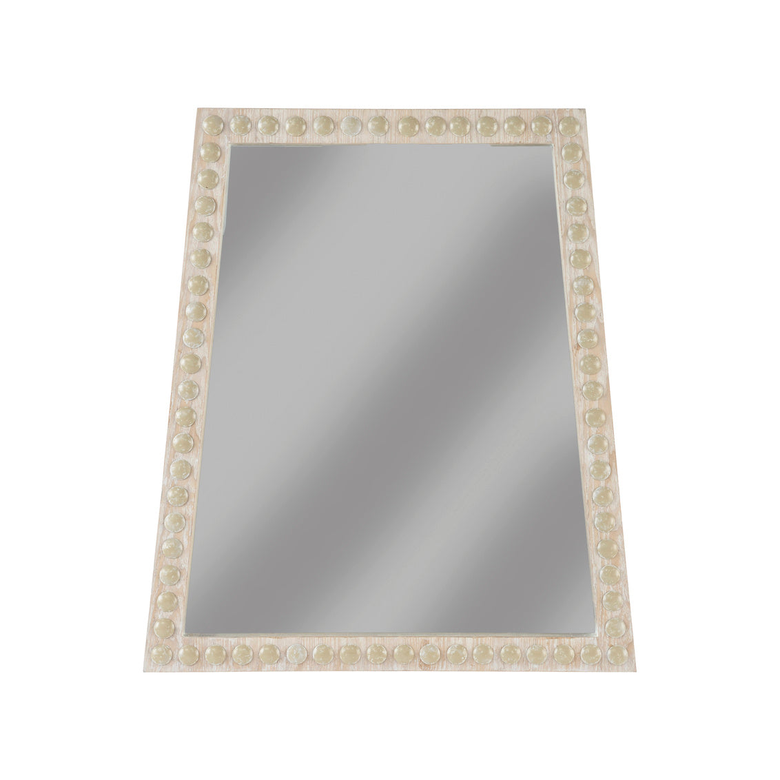 Chelsea House Trapezoid Mirror - Whitewash