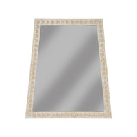 Chelsea House Trapezoid Mirror - Whitewash