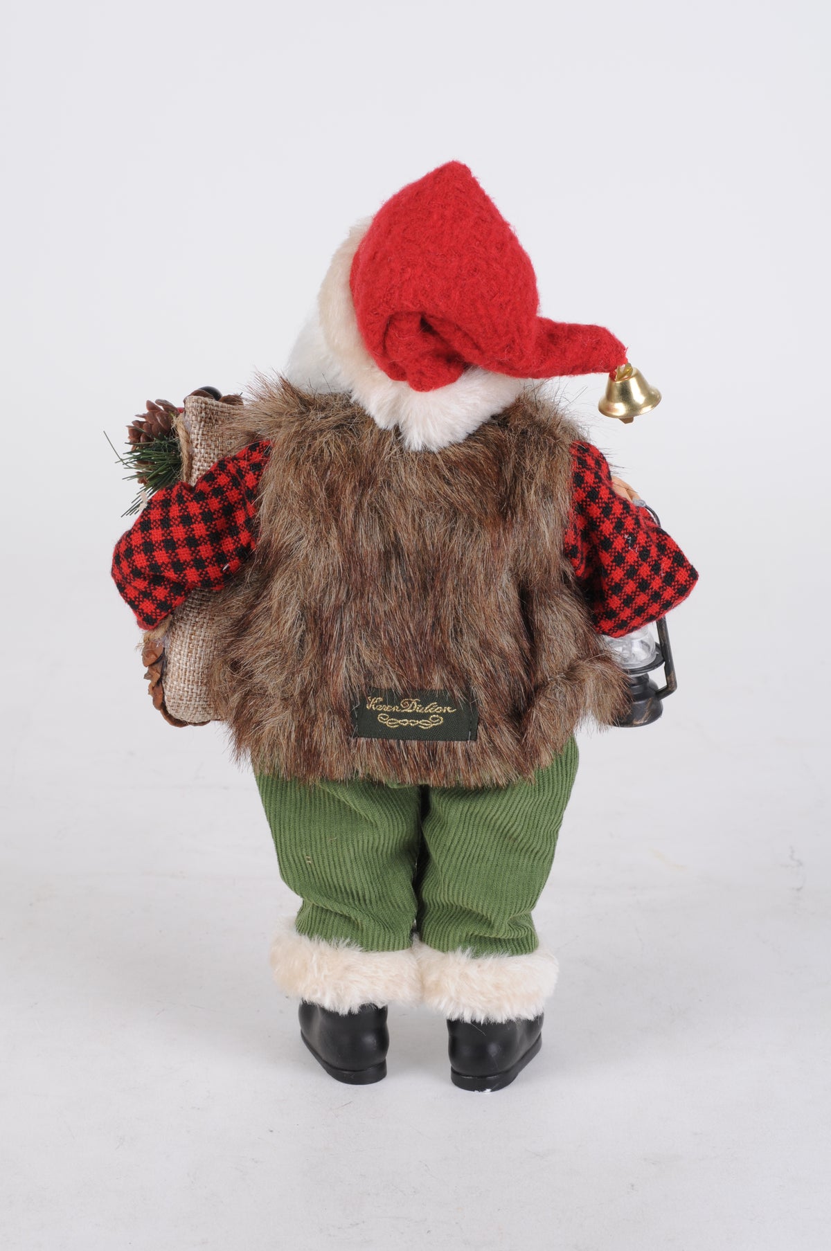 Karen Didion Woodland Stocking Santa