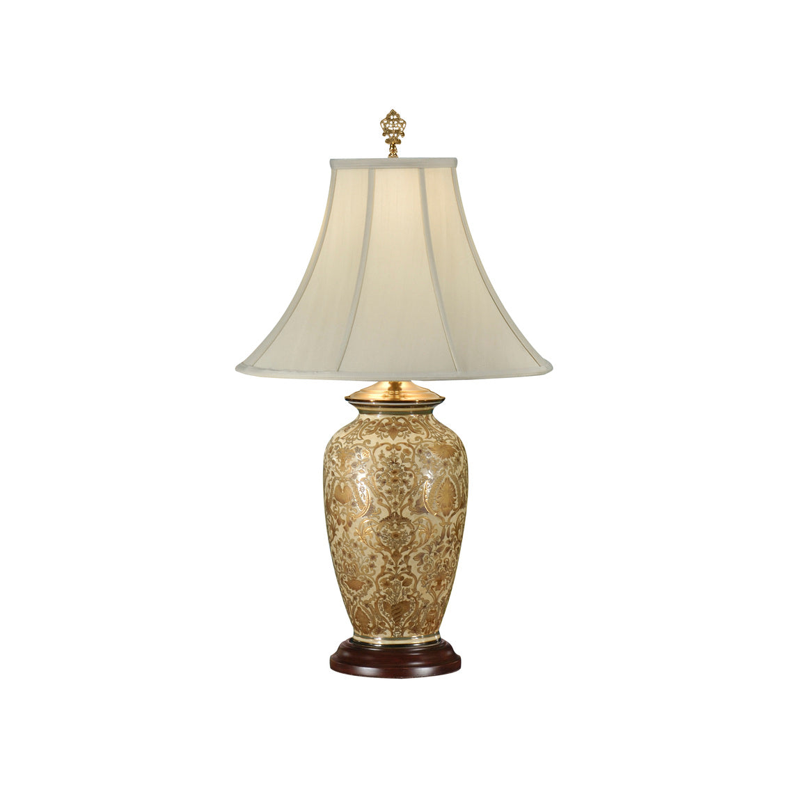 Wildwood Gold Damask Lamp