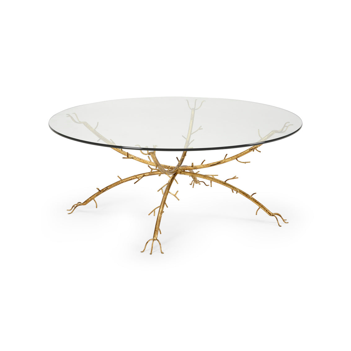 Chelsea House Gold Coral Coffee Table