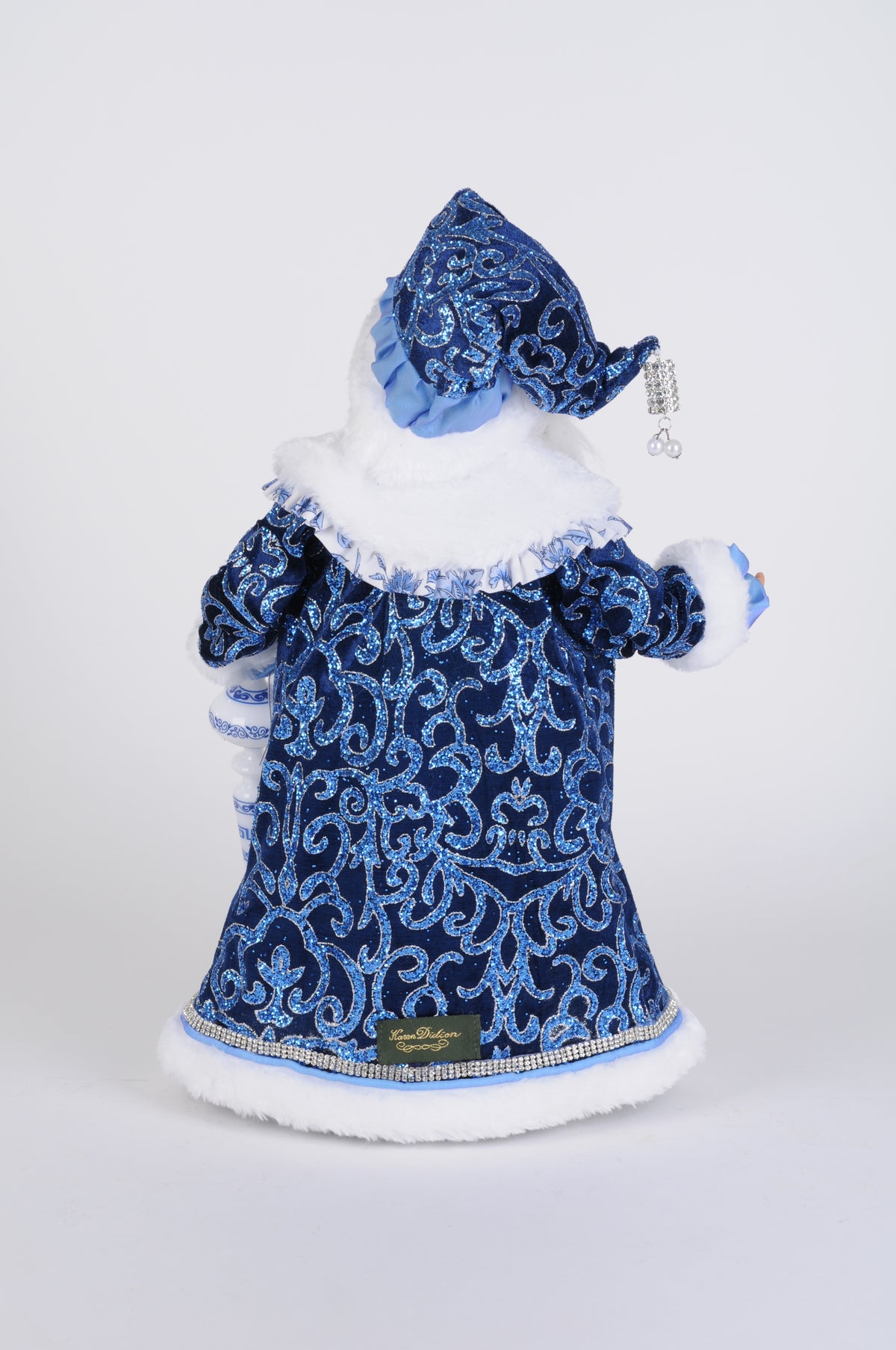 Karen Didion Jeweled Chinoiserie Santa