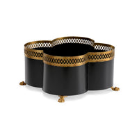 Chelsea House Tracery Cachepot - Black (Sm)