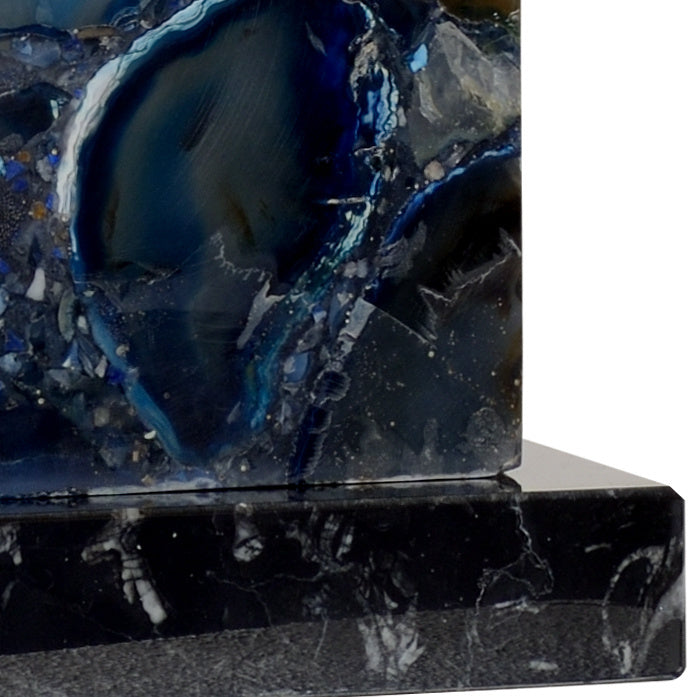 Chelsea House Agate Lamp - Blue