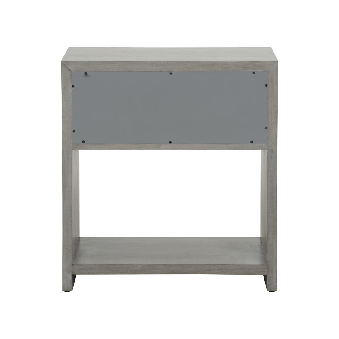 Chelsea House Moxy Bedside Table 1 Drawer - Gray