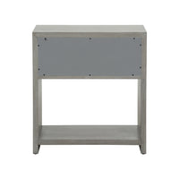 Chelsea House Moxy Bedside Table 1 Drawer - Gray