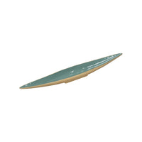 Chelsea House Elongated Green Enameled Bowl