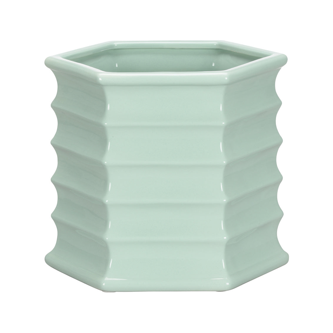 Chelsea House Willow Planter - Seafoam (Lg)