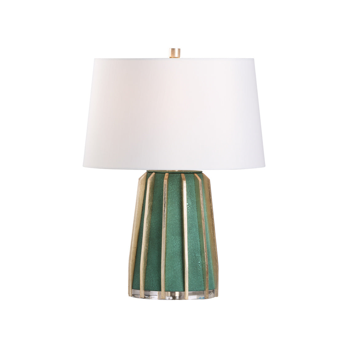 Chelsea House Shagreen Lamp - Green