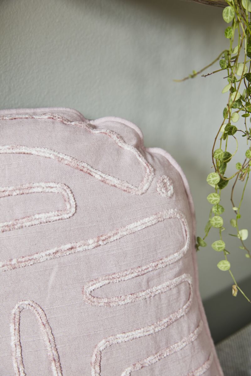 Design Shop Purple Boardwalk Pillow, 13.5" X 14".