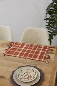 Design Shop Terracotta Camino Collection Placemat, 20" X 0.1".