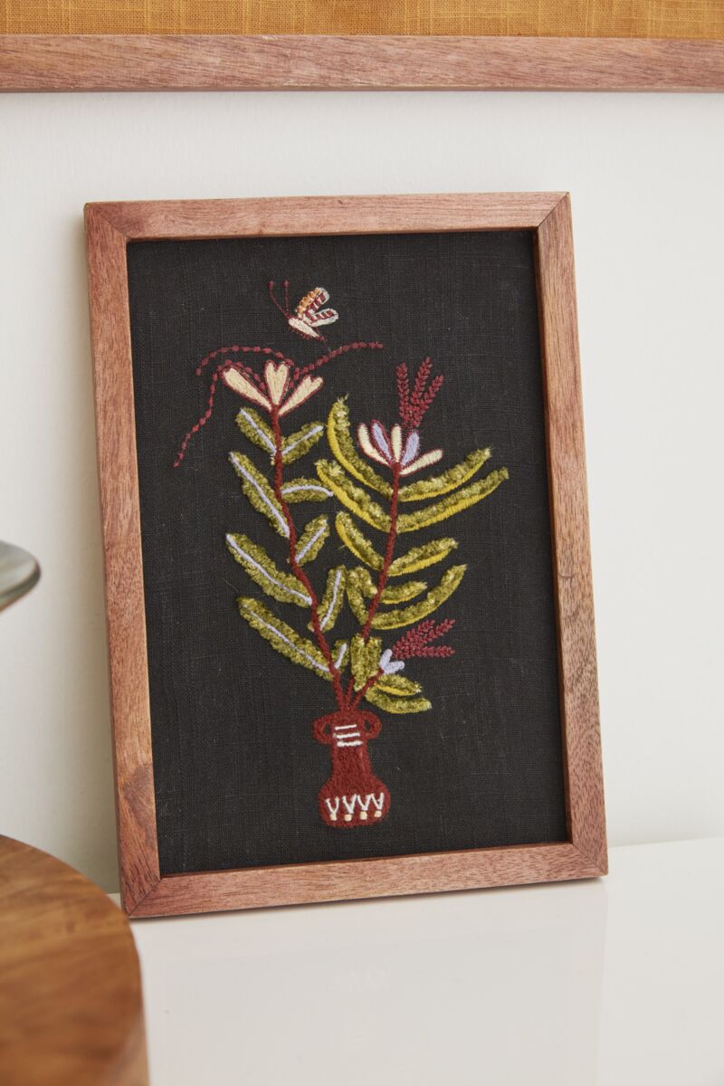 Design Shop Black Andalusia Wall Art Black, 7" X 10".