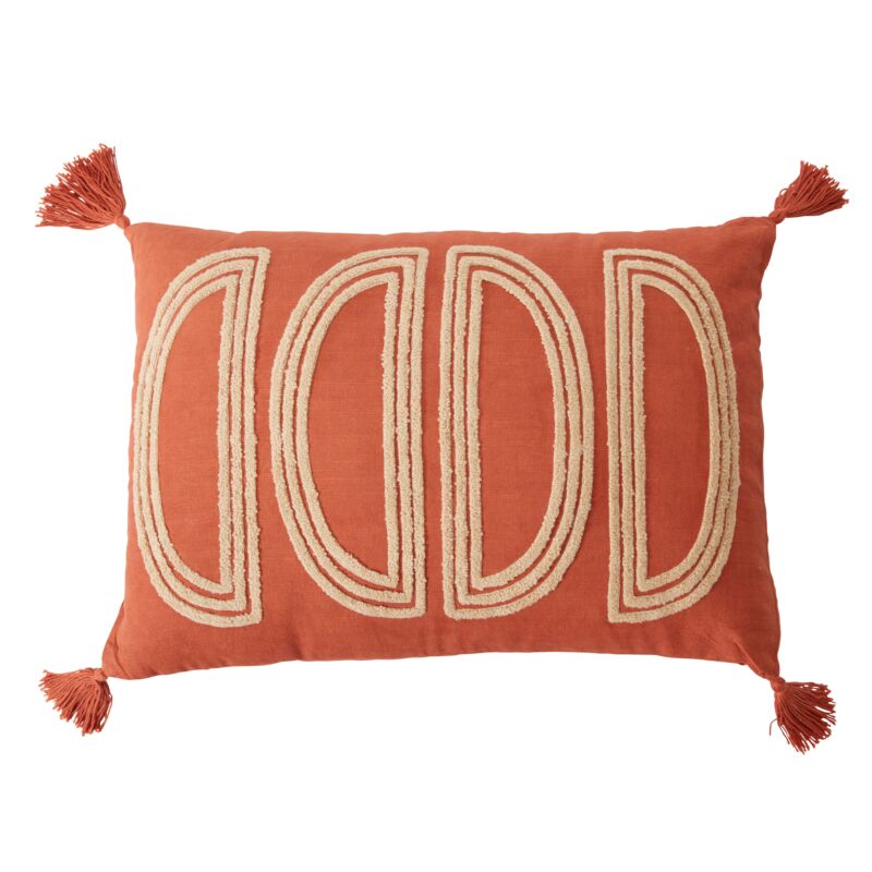Design Shop Terracotta Aldrich Pillow Terracotta, 14".