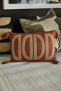 Design Shop Terracotta Aldrich Pillow Terracotta, 14".