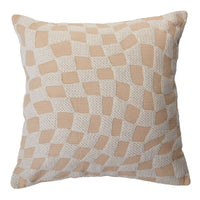 Design Shop Tan Visby Pillow, 20"x 20".