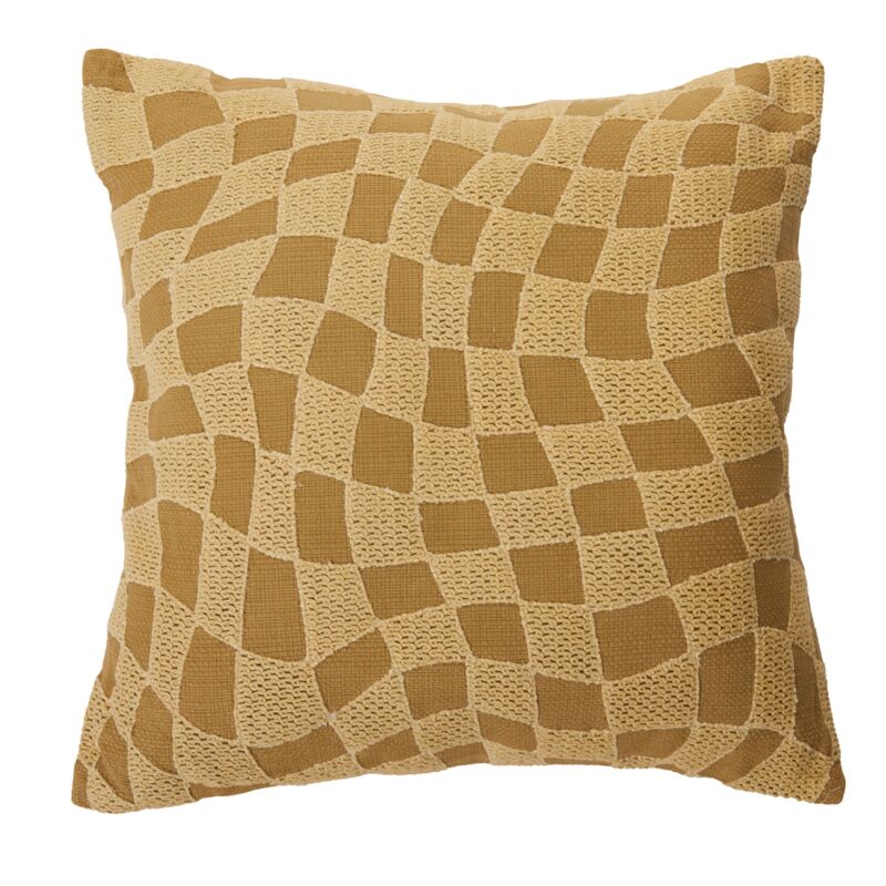 Design Shop Ochre Visby Pillow, 20"x 20".