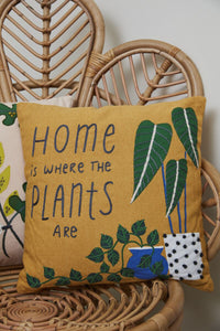 Design Shop Ochre Fresh Expressions Pillow, 16"x 16".