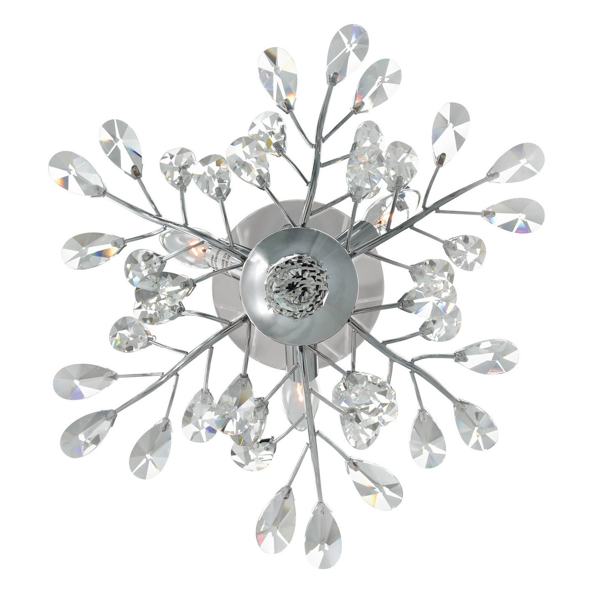 CWI Lighting - 5206C16C - Three Light Flush Mount - Ivy - Chrome