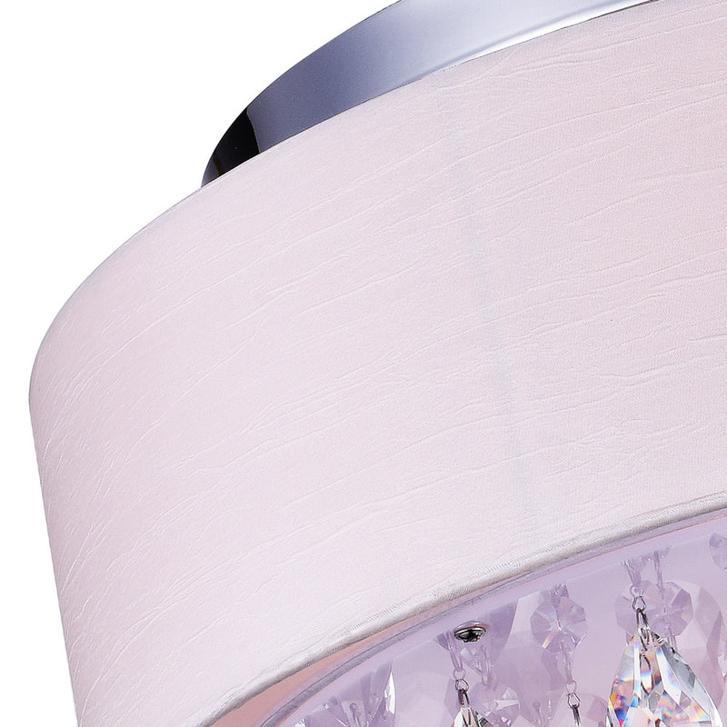 CWI Lighting Three Light Flush Mount from the Dash collection in Chrome finish