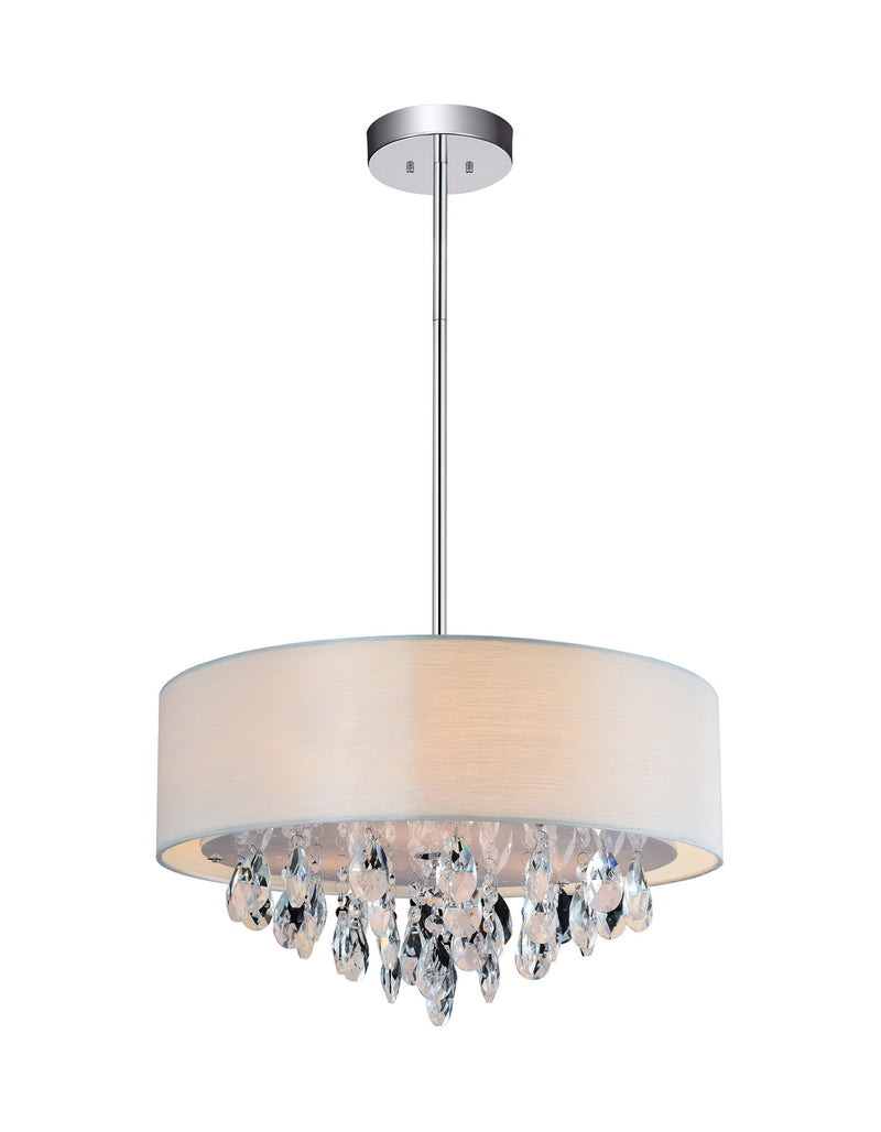 CWI Lighting Three Light Chandelier from the Dash collection in Chrome finish