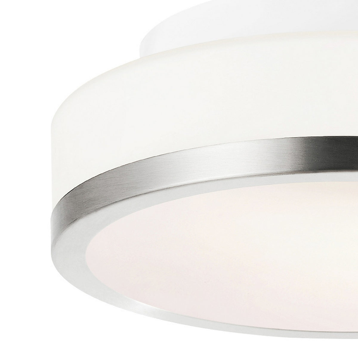 CWI Lighting - 5479C8SN-R - One Light Flush Mount - Frosted - Satin Nickel