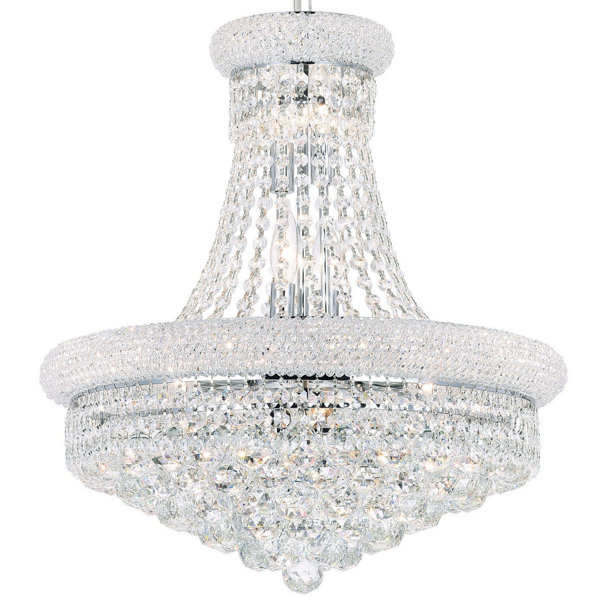 CWI Lighting - 8001P20C - 14 Light Chandelier - Empire - Chrome