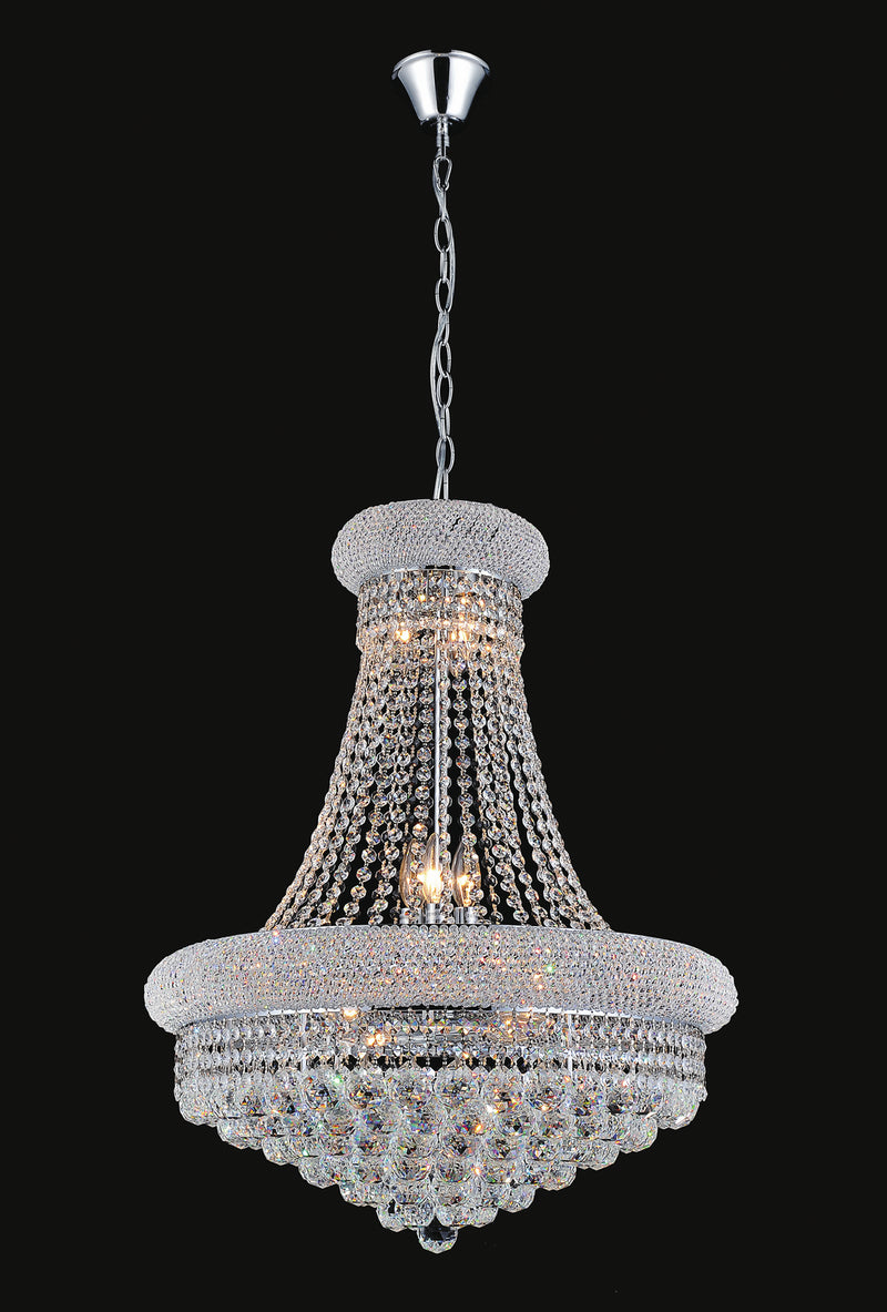 CWI Lighting 14 Light Chandelier from the Empire collection in Chrome finish