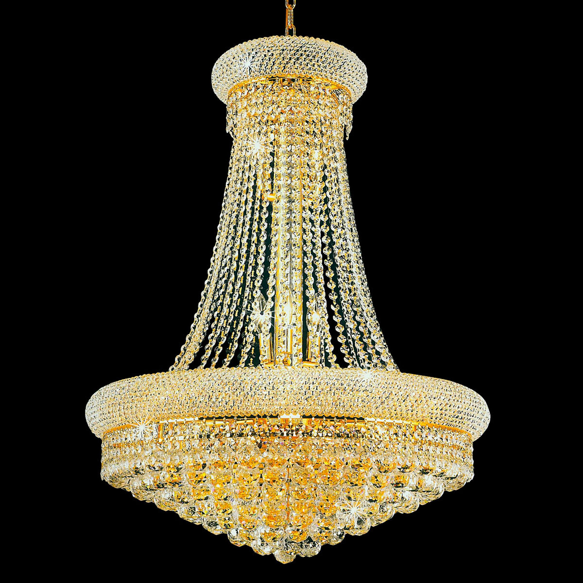 CWI Lighting 17 Light Chandelier from the Empire collection in Gold finish