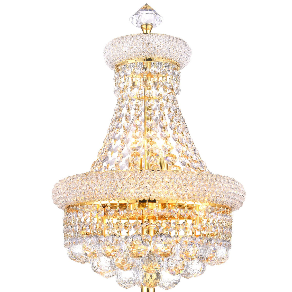 CWI Lighting - 8001T14G - Six Light Table Lamp - Empire - Gold