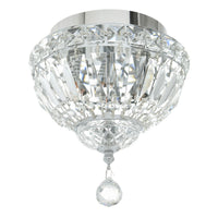 CWI Lighting - 8003C8C - Two Light Flush Mount - Stefania - Chrome