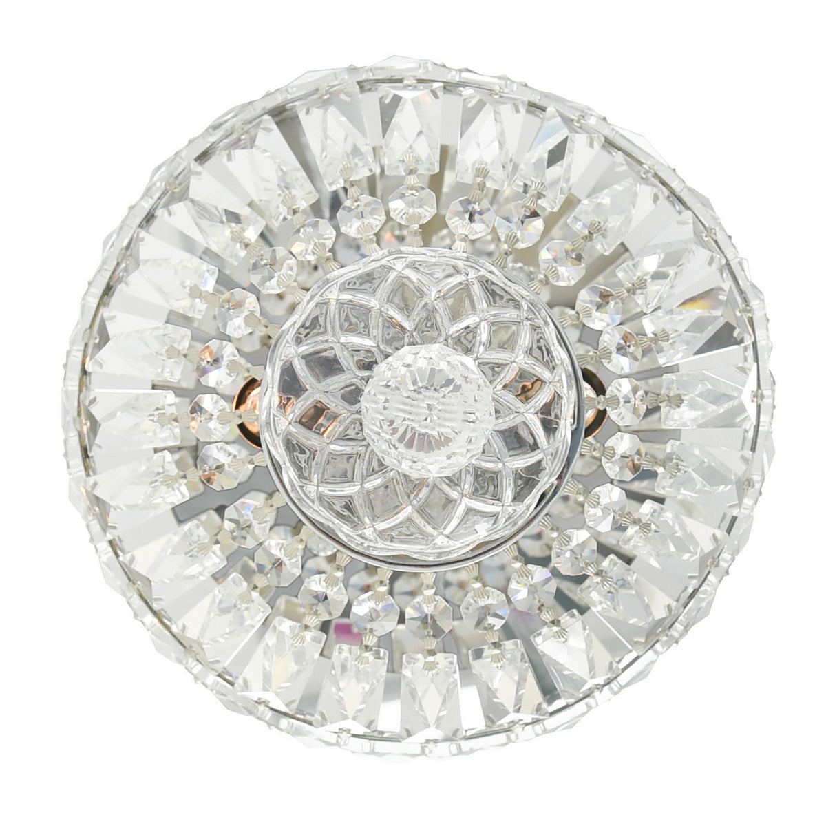 CWI Lighting - 8003C8C - Two Light Flush Mount - Stefania - Chrome