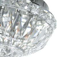 CWI Lighting - 8003C8C - Two Light Flush Mount - Stefania - Chrome