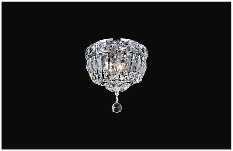 CWI Lighting - 8003C8C - Two Light Flush Mount - Stefania - Chrome