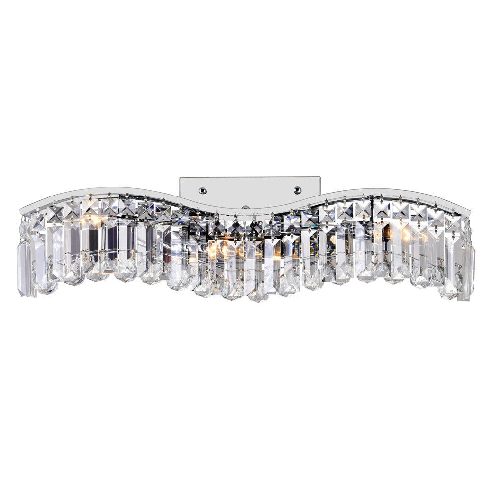 CWI Lighting Three Light Vanity from the Glamorous collection in Chrome finish