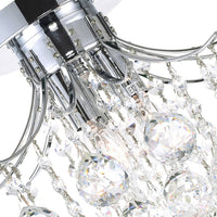 CWI Lighting - 8012C12C - Three Light Flush Mount - Princess - Chrome