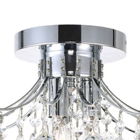 CWI Lighting - 8012C12C - Three Light Flush Mount - Princess - Chrome