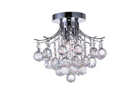 CWI Lighting - 8012C12C - Three Light Flush Mount - Princess - Chrome