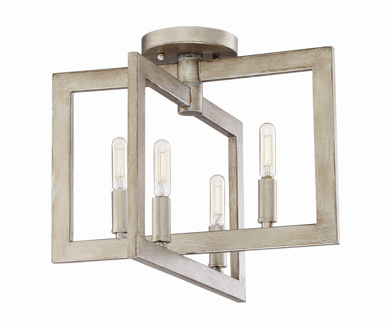 Craftmade - 44954-GT - Four Light Semi Flush Mount - Portrait - Gold Twilight