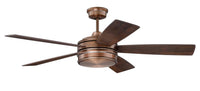 Craftmade - BRX52BCP5 - 52" Ceiling Fan - Braxton - Brushed Copper