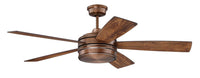 Craftmade - BRX52BCP5 - 52" Ceiling Fan - Braxton - Brushed Copper