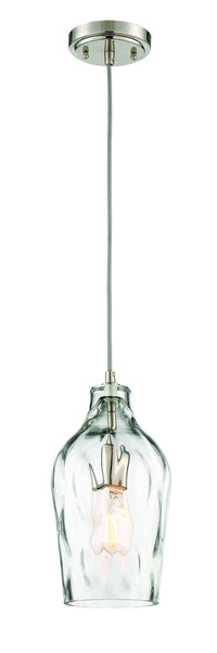 Craftmade - P725BNK1 - One Light Mini Pendant - Pendant - Brushed Polished Nickel
