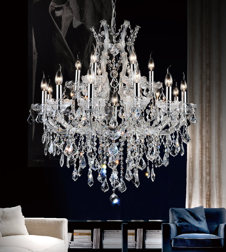 CWI Lighting 19 Light Chandelier from the Maria Theresa collection in Chrome finish